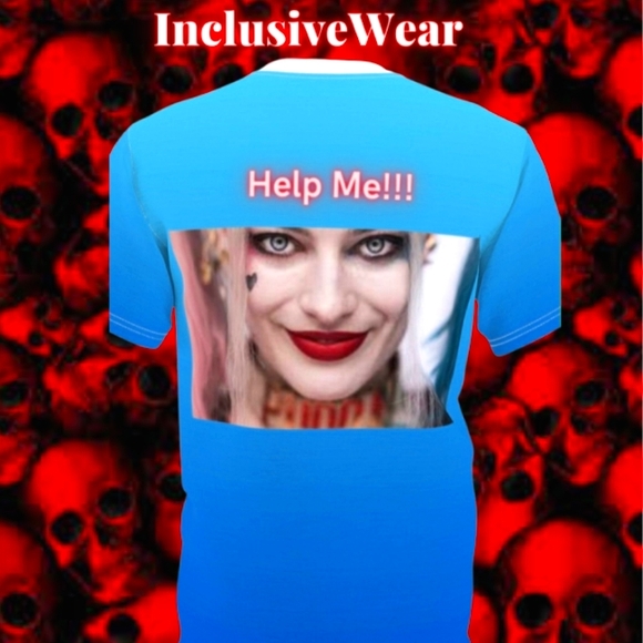 Psycho Girlfriend "Harley Quinn" Top Seller Trending Unisex Cut & Sew Tee Sexy A - Picture 4 of 6